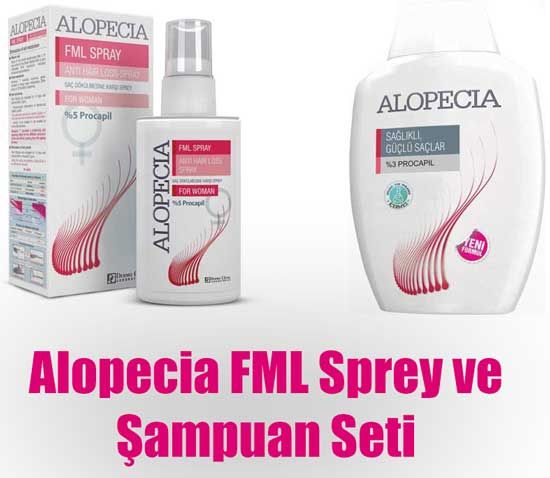 Alopecia F Spray + Alopecia Şampuan Seti